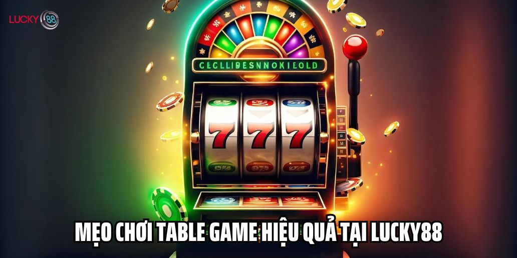 Mẹo chơi table game hiệu quả tại Lucky88